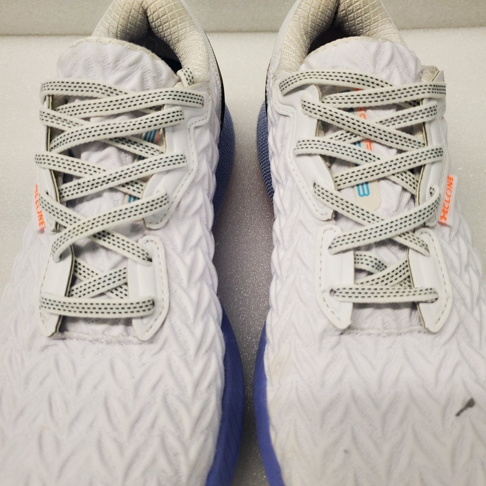 Under Armour HOVR Mega 3 Clone Womens Running Shoes White/Blue size 9 - Picture 8 of 11
